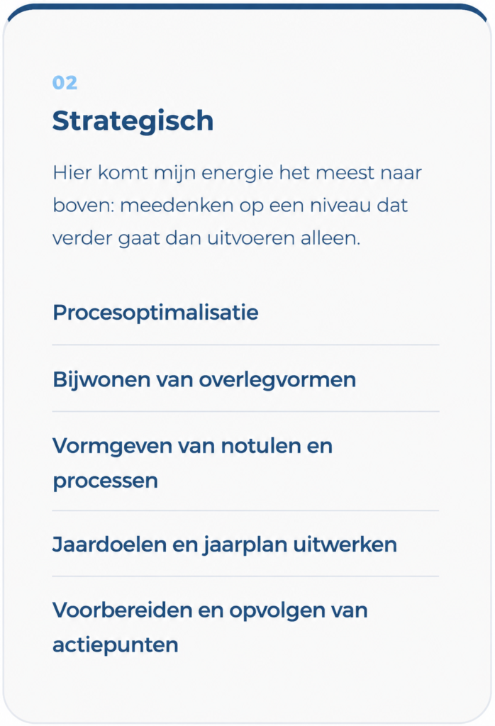 pakketen DH strategisch